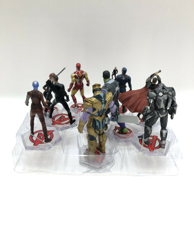 楽天市場 中古 マーベル アベンジャーズ エンドゲーム デラックスフィギュアリンセット 9体セット ディズニーストア フィギュア ハグオール ホビー