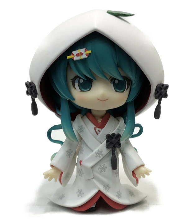 楽天市場 中古 初音ミク ねんどろいど 初音ミク 303 雪ミク いちご白無垢ver グッドスマイルカンパニー フィギュア ハグオール ホビー