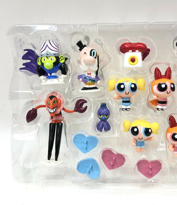 楽天市場】【中古】 パワーパフガールズ コレクションフィギュアセット 