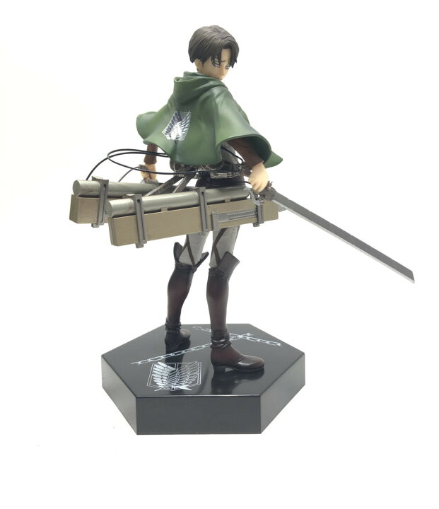 楽天市場 中古 一番くじ 進撃の巨人 リヴァイ 立体機動 Ver バンプレスト フィギュア ハグオール ホビー