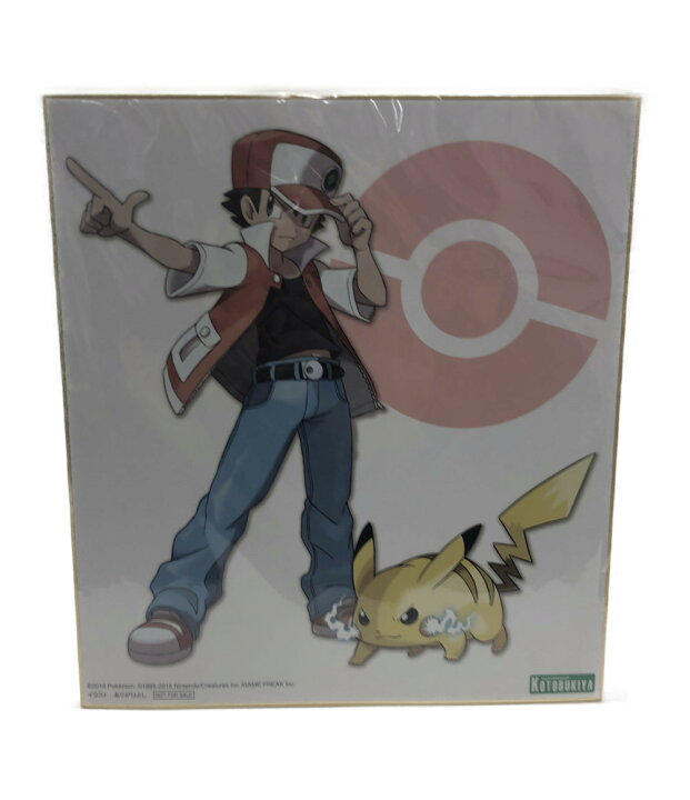 楽天市場】【中古】 色紙 ポケットモンスター ARTFX J レッド with 