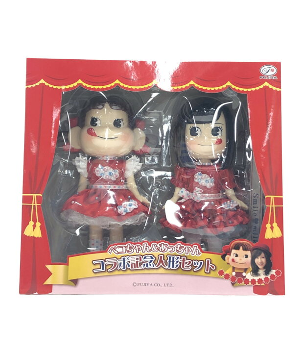 楽天市場】【中古】美品 ドール ペコちゃん あっちゃん コラボ記念人形 