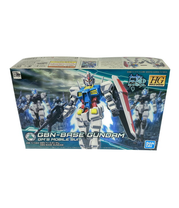 楽天市場 中古 ガンダムビルドダイバーズ ガンダムビルドダイバーズ 機動戦士ガンダム Gbn ベースガンダム 1 144 ガンプラ バンダイ プラモデル ハグオール ホビー