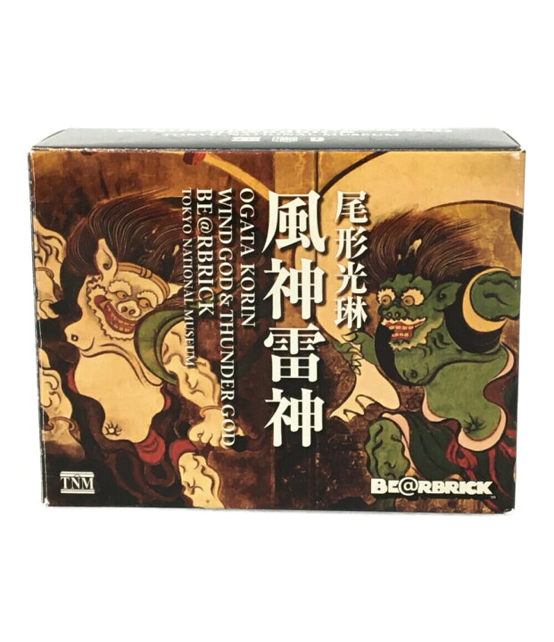 楽天市場】【中古】 尾形光琳 風神雷神ベアブリック フィギュア 