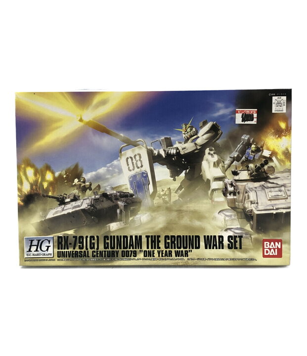 楽天市場 中古 機動戦士ガンダム 機動戦士ガンダム Rx 79g陸戦型ガンダム地上戦セット 1 144 ガンプラ バンダイ プラモデル ハグオール ホビー