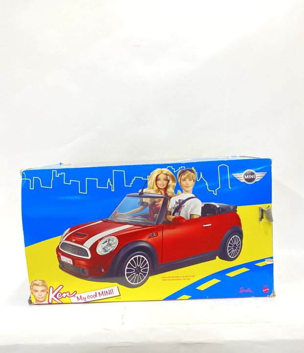 楽天市場】【中古】 バービー ミニカー バービー ケン / ミニクーパー 