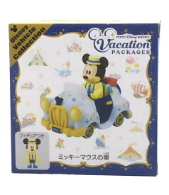 【中古】美品 ミニカー Vacation PACKAGES ミッキーマウスの車 フィギュア付 タカラトミー ミニカー