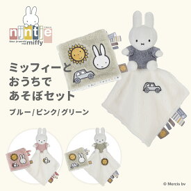 miffy ミッフィー ミッフィーとおうちであそぼセット | ミッフィー 誕生日 ブルー ピンク グリーン 布絵本 布えほん おもちゃ 玩具 オモチャ 子供 出産祝い 赤ちゃん ファーストトイ プレゼント ギフト 男の子 女の子