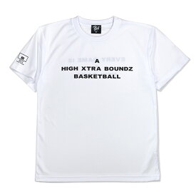 HXB ドライTEE【A】WHITE×BLACK バスケットボール Tシャツ