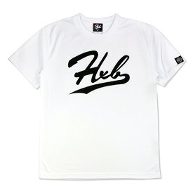 HXB ドライTEE【UNDER LINE】WHITE×BLACK バスケットボール Tシャツ