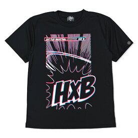 HXB ドライTEE【JUST】 BLACK バスケットボール ドライTシャツ