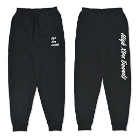 HXB SWEAT PANTS 【Calligraphy】 BLACK×WHITE バスケットボール ウェア スウェットパンツ セットアップ