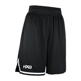HXB W Mesh Pants 【Asymmesh】 BLACK バスケットボール Wメッシュパンツ　アシンメトリー バスパン