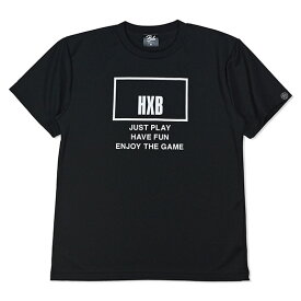 HXB ドライTEE【BOARD】BLACK×WHITE バスケットボール ドライTシャツ