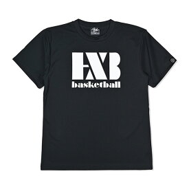 HXB ドライTEE【BRAGGA】 BLACK×WHITE バスケットボール ドライTシャツ