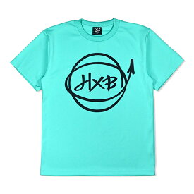 HXB ドライTEE【Marker】MINT GREEN×BLACK バスケットボール ドライTシャツ