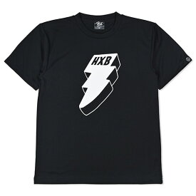 HXB×RAGELOW ドライTEE【VOLT】BLACK×WHITE / バスケットボール Tシャツ アーティストコラボ