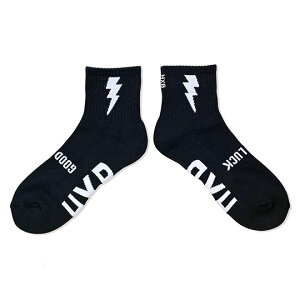 HXB "GOOD LUCK SOCKS"ySPARKzBLACK×WHITE oXPbg{[ ObhbN \bNX C