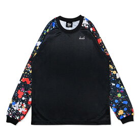 HXB Graphic Mesh RLST【Smashhhh】　バスケットボール グラフィック メッシュ ラグラン ロンTEE