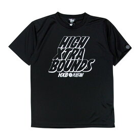 HXB×RAGELOW 【HIGH XTRA BOUNDS】 ドライTEE ブラック / バスケットボール Tシャツ アーティストコラボ