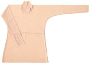 アームシェイプインナー ハイネック【二の腕 引き締め シェイパー ボディファンデーション 衣装 用 フラ ダンス インナー フラ用 仮装 ハロウィン 舞台 コスチューム 下着 肌色 ベージュ 長