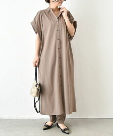 【SALE】HUMS｜ワイドスリーブシャツワンピース [[WHU001]][C]