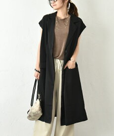 【SALE】HUMS｜ロングベスト [[400352]][C]