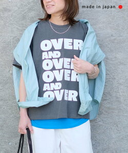 her.�bPIGMENT DYED OVER AND OVER Tee(�s�O�����g���߃��STee) [[MTAH601-0407]][C]