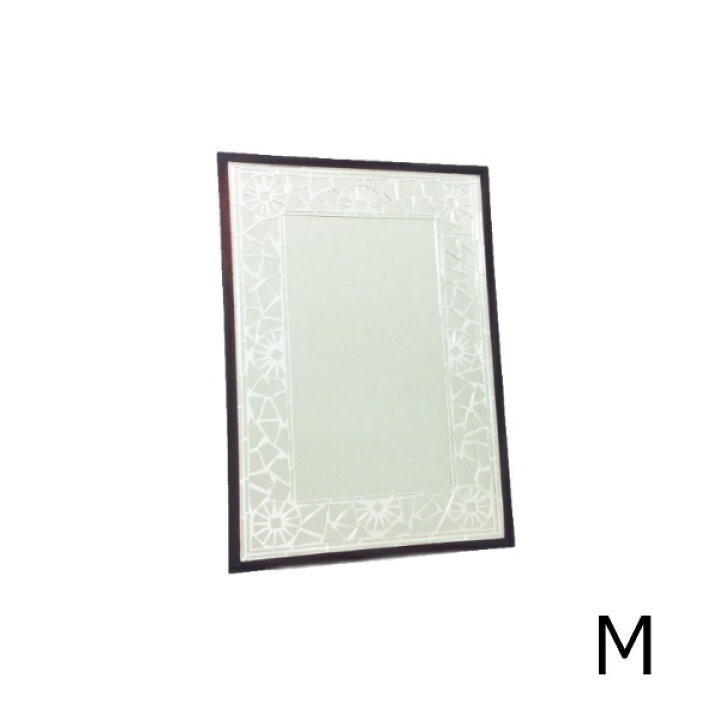 楽天市場】HUGオリジナル Mosaic Mirror モザイクミラー シルバー M 