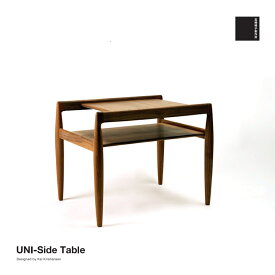 宮崎椅子製作所 UNI-Side table ユニサイドテーブル カイ クリスチャンセンデザイン サイドテーブル 角型 北欧 おしゃれ かわいい 完成品 コンパクト ベッドサイド カフェ風 スリム テーブル ナイトテーブル コーヒーテーブル ミニテーブル 小型テーブル