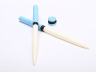 激安！送料無料 太鼓の達人専用マイバチ/35cm/朴の木/ロール仕様/テーパー加工/交換用グリップ付/アーケ…