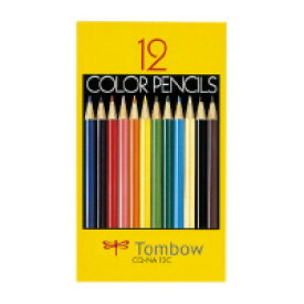 【まとめ買い10個】トンボ鉛筆 紙箱入色鉛筆 12色セット CQ-NA12C