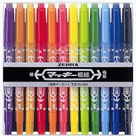 ゼブラ マッキー極細/12色セットC MCF-12C 1セット