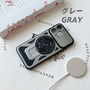 iPhone p ϏՌ P[X MagSafeΉ 360°]180°܂݉BꎮX^h ~/wh~/CX[d\ Rpf 6FWJ JYی@\t fӏ܁iiPhone17Air/17Proma