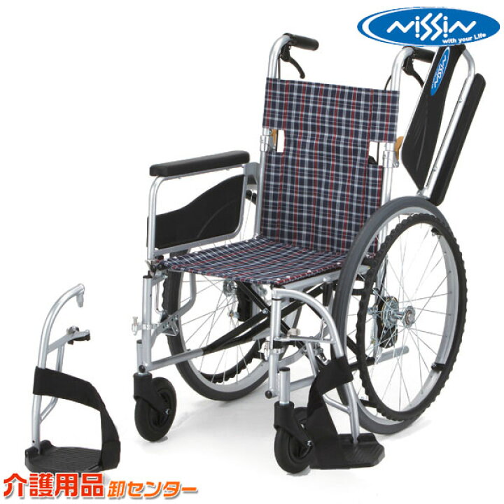 楽天市場】車椅子 折り畳み 【日進医療器 NEO-1W】 自走介助兼用 