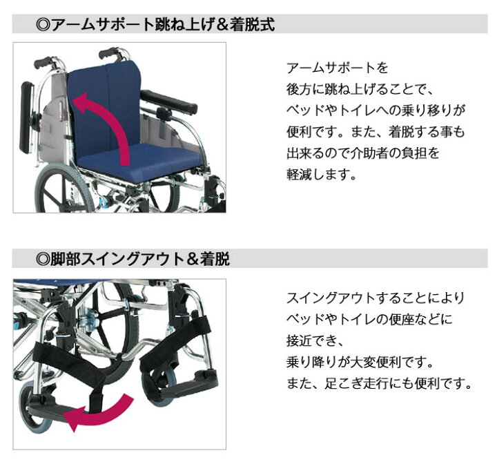 楽天市場】車椅子 折り畳み 【松永製作所 ARシリーズ AR-911S（介助型 