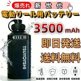 電動リールバッテリー 3500mAh 14.8V 軽量285g 小型 コンパクト ダイワ シマノ対応 予備バッテリー 6〜8時間 堤防釣り 日帰り釣行 船釣り 夜釣り
