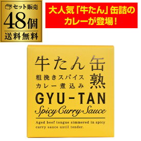 【全品P3倍】【ケース買いがお得 1缶594円】 木の屋 石巻水産 木の屋 牛たん粗挽きスパイスカレー煮込み 170g 48缶 牛たん カレー 缶詰 備蓄用 長期保存 保存食 おつまみ RSL あす楽【P3倍は6/4 午後8:00～6/11 午前1:59】