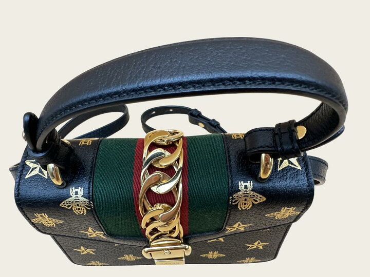 楽天市場】GUCCI グッチ シルヴィ ミニ ショルダーバッグ 2way  