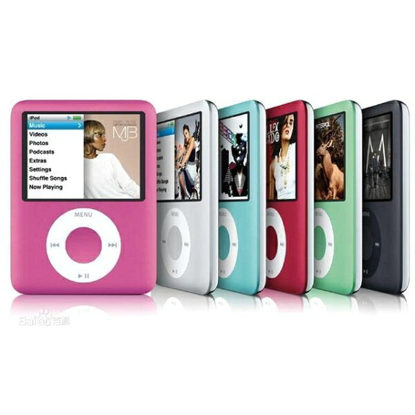 iPod nano 第3世代 【中古/動作品】A1236 4GB 8GB 本体のみ 容量ランダム Apple