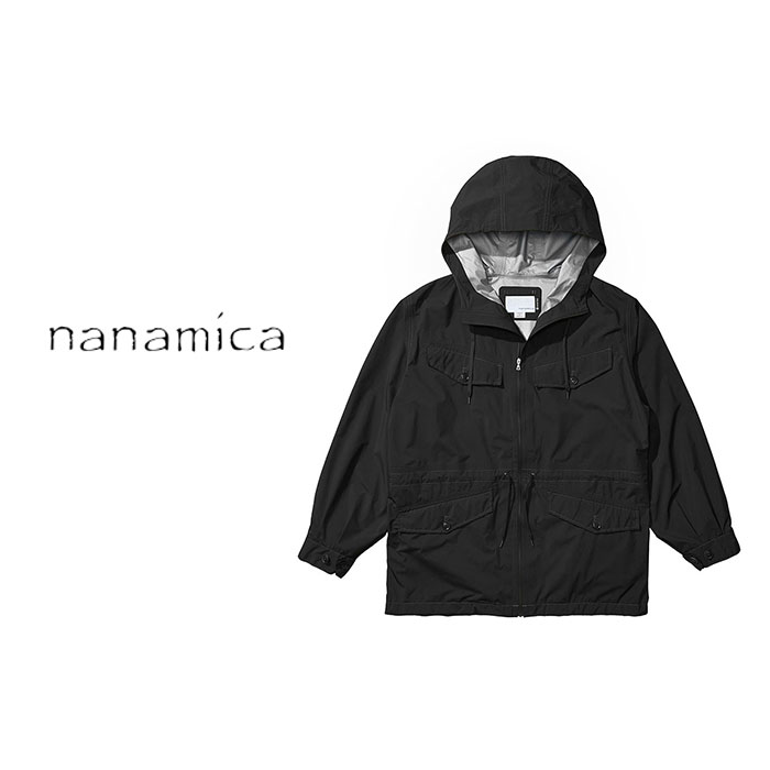 【SALE 40％OFF】nanamica（ナナミカ）メンズ ゴアテックス クルーザー ジャケット/ブラック/ nanamica/GORE-TEX  Cruiser Jacket/Black #ライトアウター ゴアテックス 防水 | HULLE楽天市場店