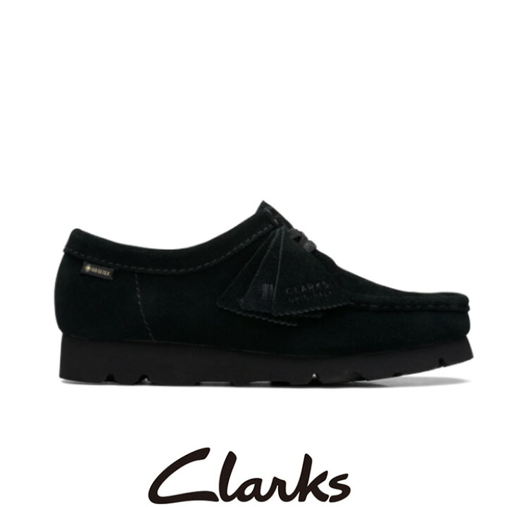 楽天市場】CLARKS (クラークス) ワラビーゴアテックス （ブラック 