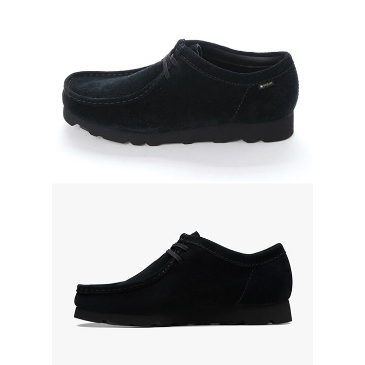楽天市場】CLARKS (クラークス) ワラビー ゴアテックス （ブラック 