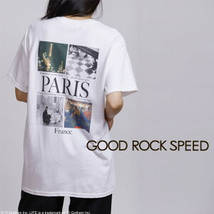 �ySALE 30��OFF�zGOOD ROCK SPEED�i�O�b�h���b�N�X�s�[�h�j�v�����gT�V���c�@24LFE101W�@LIFE | PARIS Photo Tee