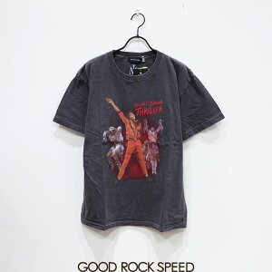 �ySALE 20��OFF�zGOOD ROCK SPEED�i�O�b�h���b�N�X�s�[�h�jMICHAEL JACKSON(THRILLER_2)�@PHOTO SLEEVE�@25MJK003W�@�V���[�g�X���[�u T�V���c�@�J�b�g�\�[�@����