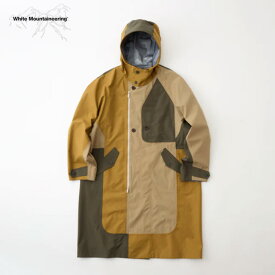 【SALE 10％OFF】whitemountaineering（ホワイトマウンテニアリング）GORE-TEX BALMACAAN COAT　WM2573228　ロングコート　防⾵性　透湿性　耐⽔性　GORE-TEX　マルチカラーデザイン