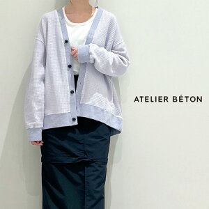 ySALE 30OFFzATELIER BETONiAgGxgjjbgJ[fBK@231-24K@RUSSEL KNIT CARDIGAN@J[fBK@