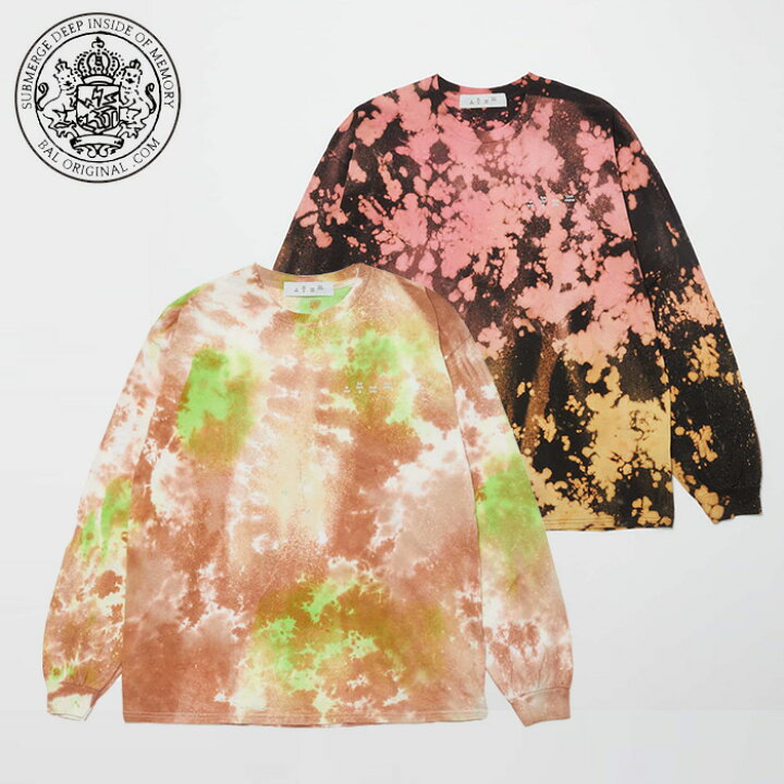 楽天市場】【スーパーセール 40％OFF】BAL(バル) LOGO TIE DYE LS TEE 