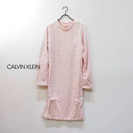 【SALE 40％OFF】Calvin Klein（カルバンクライン パフォーマンス）　L/S NIGHT SHIRT　QS6765　ロングスリーブナイトシャツ　ルームウェア　パジャマ　リラックスウェア