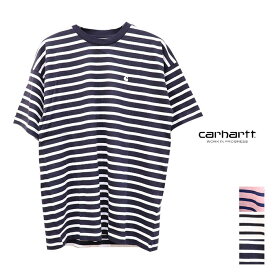 【SALE 40％OFF】CARHARTT WIP（カーハート）W' S/S ROBIE T-SHIRT　I029080　レディース　Tシャツ　半袖　ロゴ　ボーダー
